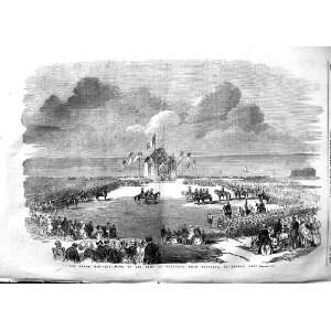  1854 Grand Military Mass Camp Honvault Boulogne France