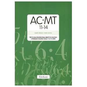  AC MT 11 14. Test di valutazione delle abilità di calcolo 