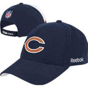  Chicago Bears Navy Sideline Wool Blend Structured 