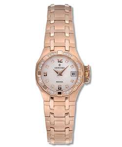 Concord Saratoga Womens 18k Pink Gold Watch  