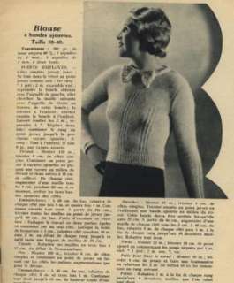 ORIGINAL TRICOT MAGAZINE Nov 1st,1937  knitting/crochet  