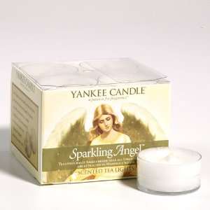  Sparkling Angel   Yankee Candle Box of 12 Tea Lights