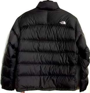 NORTH FACE NUPTSE DOWN JACKET 700 FILL GOOSE DOWN ALL BLACK AUTHENTIC 