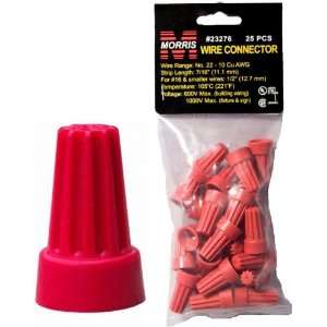  Screw On Wire Connectors P6 Red Hanging Bag 25 Pack