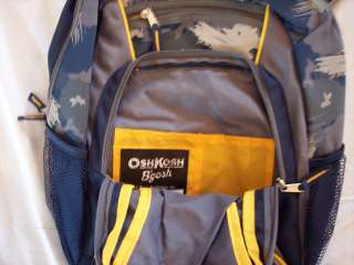 NWT Boys OshKosh Osh Kosh blue school backpack NEW  
