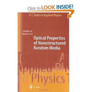  Optical Properties of Nanostructured Random Media (Topics 