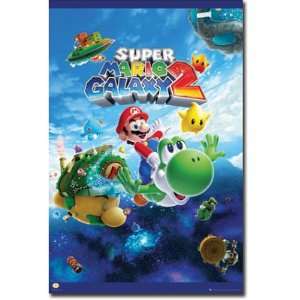 Super Mario Galaxy 2   Nintendo Gaming Poster (Size 24 x 36 