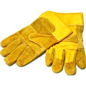  Leather Work Gloves Medium/Large Fit 