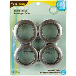 Dritz Pewter Curtain Grommets (Pack of 8)  