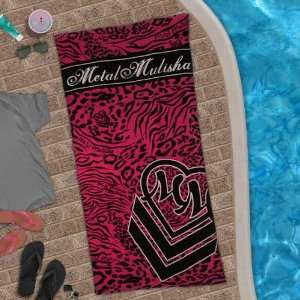  Metal Mulisha Lethal Juniors Beach Towel   Hot Pink Electronics