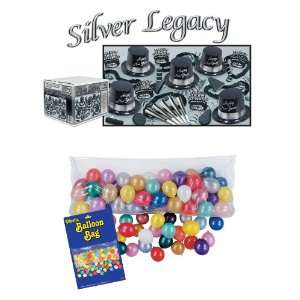  New Years Favors Kit for 10 Guests with Balloons Drop 