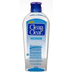 Clean & Clear Cooling Daily Pore Toner 8 oz (Pack of 4)   