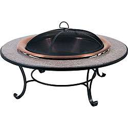 Granite Firepit Combo with Screen  