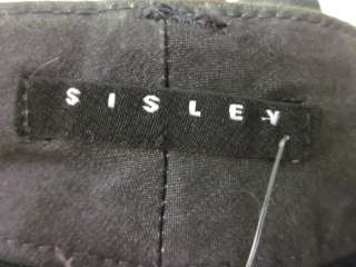 SISLEY Charcoal Gray Dress Trousers Pants Slacks Sz 34  