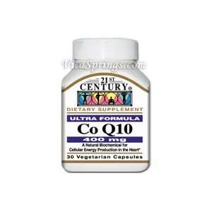  Co Q10 400 mg 30 Vegetarian Capsules, 21st Century Health 