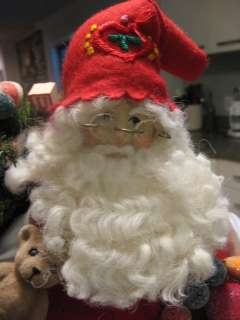 Gorgeous Lynn Haney Gumdrop Santa # 6102 Boxed  