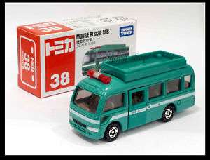 TOMICA #38 MOBILE RESCUE BUS TOMY 2011 FEB NEW MODEL  