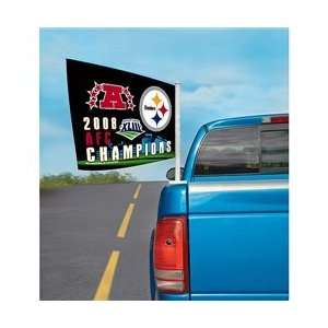Rico Pittsburgh Steelers 2008 AFC Conference Champions Truck Flag 