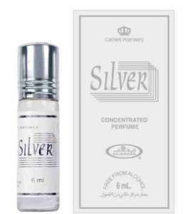 Silver 6ml Perfume Oil Roll On   Al Rehab (Top Quality)  