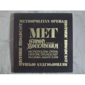  Simon Boccanegra (MET Opera Historic Broadcast) Music