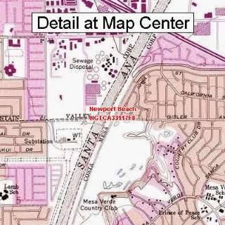  Map   Newport Beach, California (Folded/Waterproof)