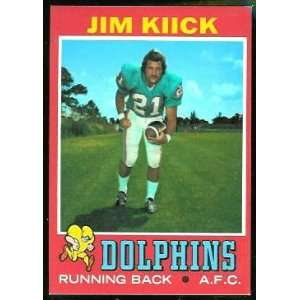 Jim Kiick 1971 Topps Card #186