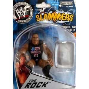  the ROCK   WWE WWF Wrestling Slammers 3 Inch Figure by 