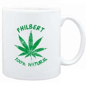  Mug White  Philbert 100% Natural  Male Names
