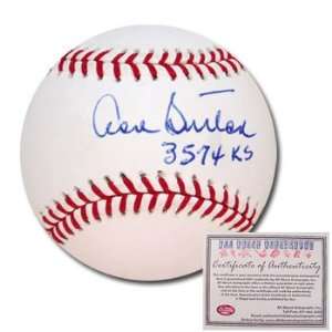 Don Sutton Los Angeles Dodgers Hand Signed Rawlings MLB Baseball with 
