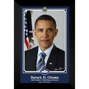  Barack Obama 27x40 FRAMED Presidential Portrait   2008 