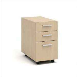  Currency Mobile Pedestal with Two Box Drawers and One File 