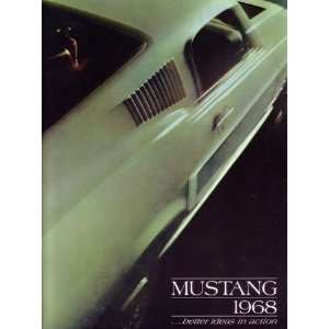  1968 FORD MUSTANG Sales Brochure Literature Book Piece 