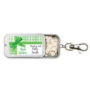  Wedding Favors Green Gift Wrap Baby Shower Design Personalized Key 