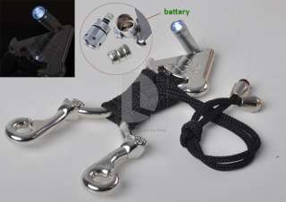 in1 non slip Stainless Steel & Rope Slingshot with Compass 