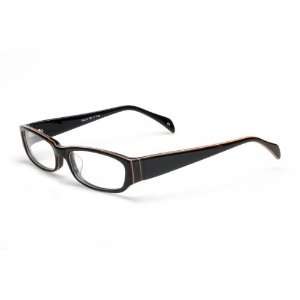  Vaulk prescription eyeglasses (Black/Brown) Health 