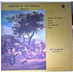  Heritage of the Baroque Volume II The Telemann Society 