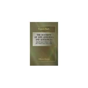  The Doctrine of Life Annuities and Assurances Analytically 