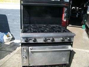 HEAVY DUTY 6 BURNERS/CONVECTION OVEN  