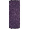 Pelle Hand tied Purple Leather Shag Rug (26 x 12) Today 