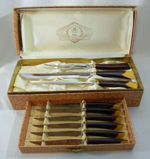 Vintage GLOW HILL Canada Knife / Cutlery Set in Case  