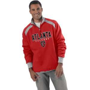  G III Atlanta Falcons Quarter Zip Sweatshirt Small Sports 