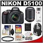 nikon d5100 digital slr camera 18 55mm 55 200mm vr