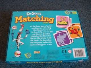DR. SEUSS MATCHING GAME Preschool Picture Memory Game NEW  