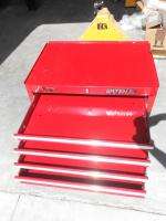 Waterloo TR51804 4 Drawer Red Steel Intermediate Tool Storage Box Case 