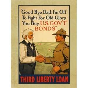   PPBPVP1082 Third Liberty Loan  18 x 24  Poster Print Toys & Games