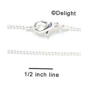  F1078 tlf   Silver Ball Chain Necklace   18 inches 
