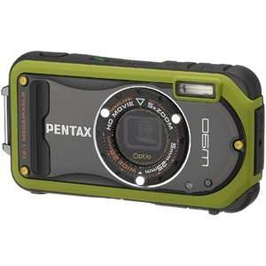 Pentax Optio W90 12.1 Megapixel Compact Camera   5 mm 25 mm   Green 2 