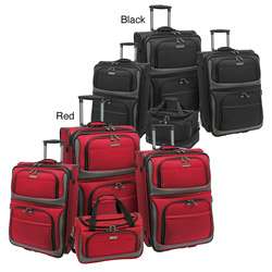 Travelers Choice Rugged Supreme 4 piece Luggage Set  