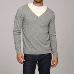 Oggi Moda Mens V Neck Cashmere Sweater  
