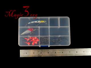 15 Compartments Lure/Hook/Fly Box Case Assortment BBTA2  